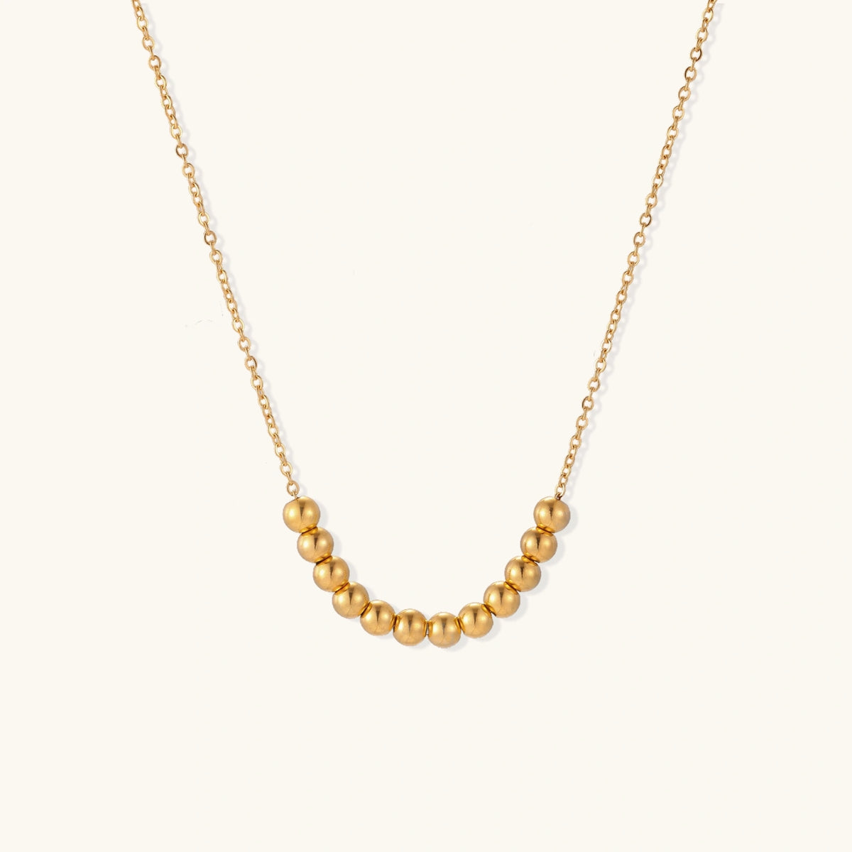 Golden Sphere Necklace