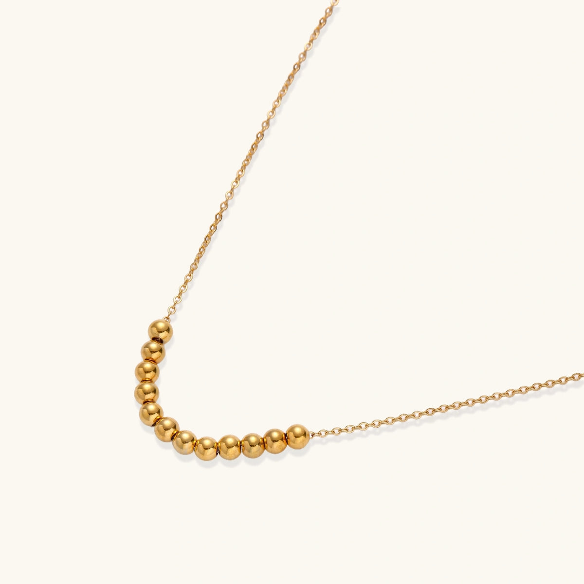 Golden Sphere Necklace