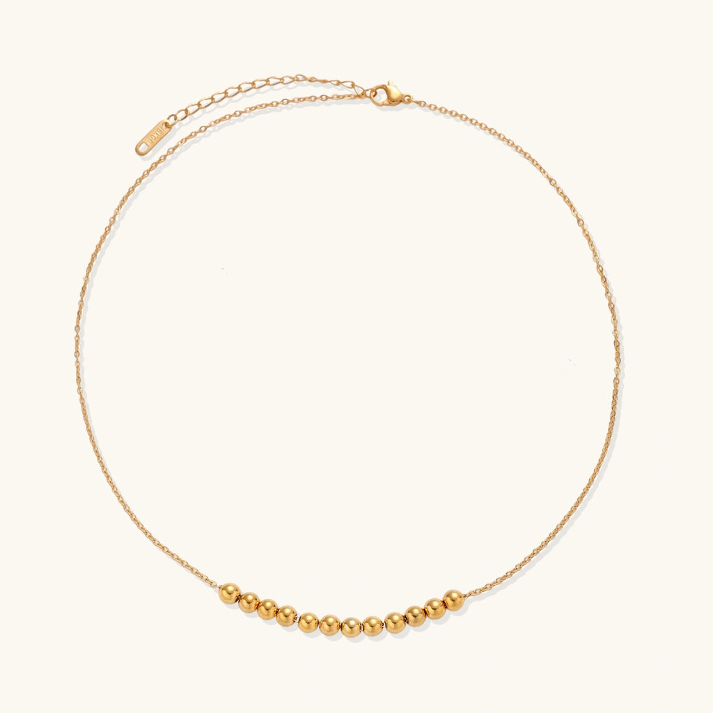 Golden Sphere Necklace