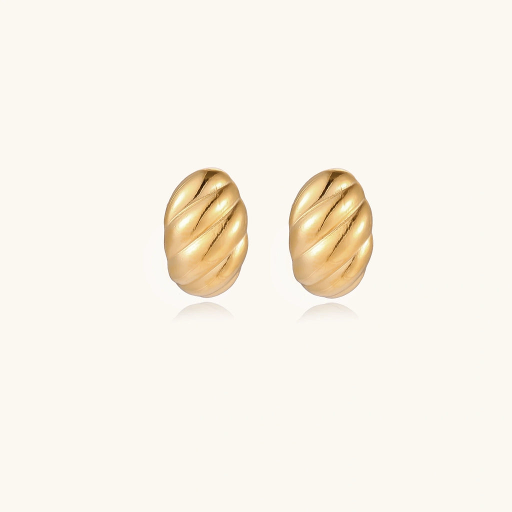 Golden Twist Studs